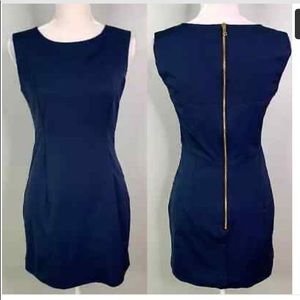 Milly Navy Mini Seamed Sheath Dress Size 4 NWT